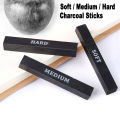 【Exclusive Discount】11Pcs Art Sketch Drawing Set Charcoal Graphite Pencil Soft Medium Hard Bar Sticks Kneaded Eraser Sponge Wiper Tool For Artist. 