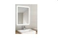 Frameless SQUARE LED Light Bathroom Touch Smart Mirror. 
