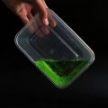 50Pcs  750ML Transparent Disposable Lunch Box. 