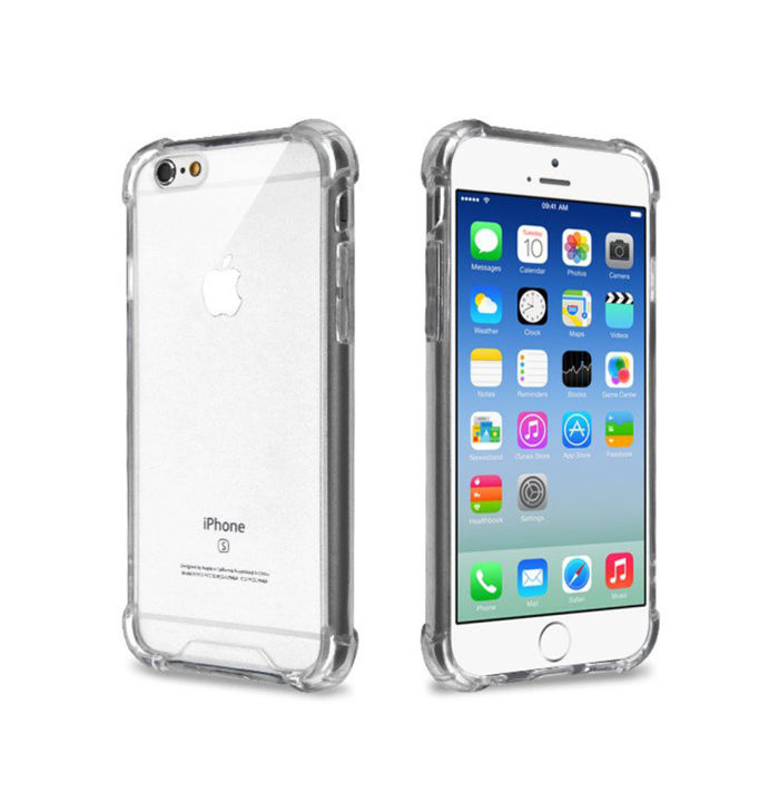 Shockproof Transparent Back Cover For iPhone 6s plus