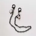 【WEJA】Chain Lanyard Glasses Cartoon Mouse Design Black Acrylic Material. 