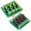Optical Isolator Module Voltage Level Current Converter Module 2/4 Channel Optocoupler Photoelectric Optoisolator PC817. 