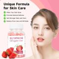Nature Glow 60 Glutathione Collagen Gummies gcgd Glow Dietary Supplement Organic Strawberry Flavor. 
