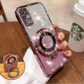 For Samsung Galaxy A51 4G A71 4G A21s A31 M51 M31 M30s M21 Back Cover Luxury Shiny Plating Gradient Glitter Stand Holder Girls Phone Case Camera Protector Clear Soft Silicone Cases Pouch Women. 