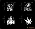 BOB MARLEY Stickers For Scooter Bike Clutch Bike Laptop Helmet Car Alto Car Wagon R Buddy Van 3 Wheel Sports Car White Color Luminous Reflective Plotter Cutting Stickers. 