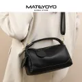 MATEYOYO Women's Shoulder Bag Pillow Bag Fashion Handbag Cross-body Bag Messenger Bag Litchi Pattern Design Large Capacity Adjustable Shoulder Straps PU Leather. 