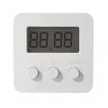 Mini Elec-tronic Timer Study Kitchen Timer Positive and Countdown Timing Function Time Manager with Loud Alarm Large LCD Screen for Children Students Teachers Adults Elderly Classroom Study Work Sport Exercise Cooking. 