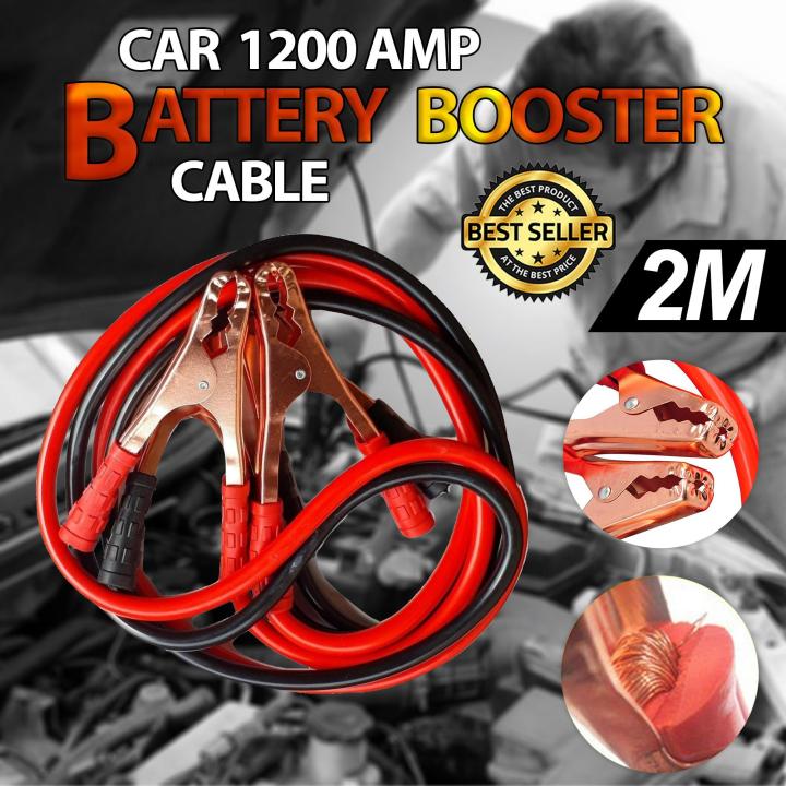 Heavy Duty Copper Wire 1200 AMP Booster Jump 2meter cable 1200amp Jumper Emergency Power Charging Battery accessories Starter for all vehicle