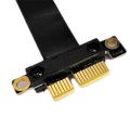 3.0 PCIE X1 Adapter Cable 180° Graphics Card Extension Cable PCI-Express Shielded Extender for GPU 5CM Easy Install. 
