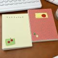 High Appearance Tomato Grid Notebook Minimalist Design Korean Style Tomato Design Korean Notebook Grid Page Blank Page Learning. 