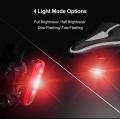 Dealzmore Bicycle Rechargeable Rear Light 50 Lumen Brightness Cycle Back Tail Lamp Rechargeable Light Cycling Accessories. 