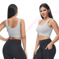 Vest, comfortable live chest, yoga workout, short chest, seamless breathable Aweisuan women's luxury long sports sports bra underwear. 