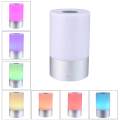 Table Lamp Touch Sensor Bedside Lamp + Dimmable Warm Light Color Changing RGB. 