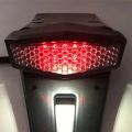 JDXHLAU Universal Motorcycle LED Turn Signals Modified Tail Light Cafe Racer Edge Brake Lamp. 