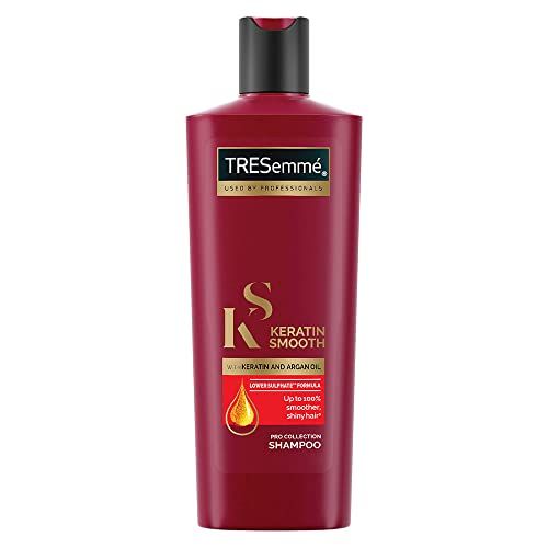 TRESemme Keratin Smooth Shampoo 340 ml|| With Keratin & Argan Oil for Straighter|| Shinier Hair - Nourishes Dry Hair & Controls Frizz|| For Men & Women  (FROM INDIA SAB)