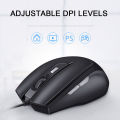 HP M150 Ergonomic Game Mouse Adjustable 1600dpi Silent Wired Computer Gaming Mouse Pro Gamer for PC Computer Laptop Mice. 