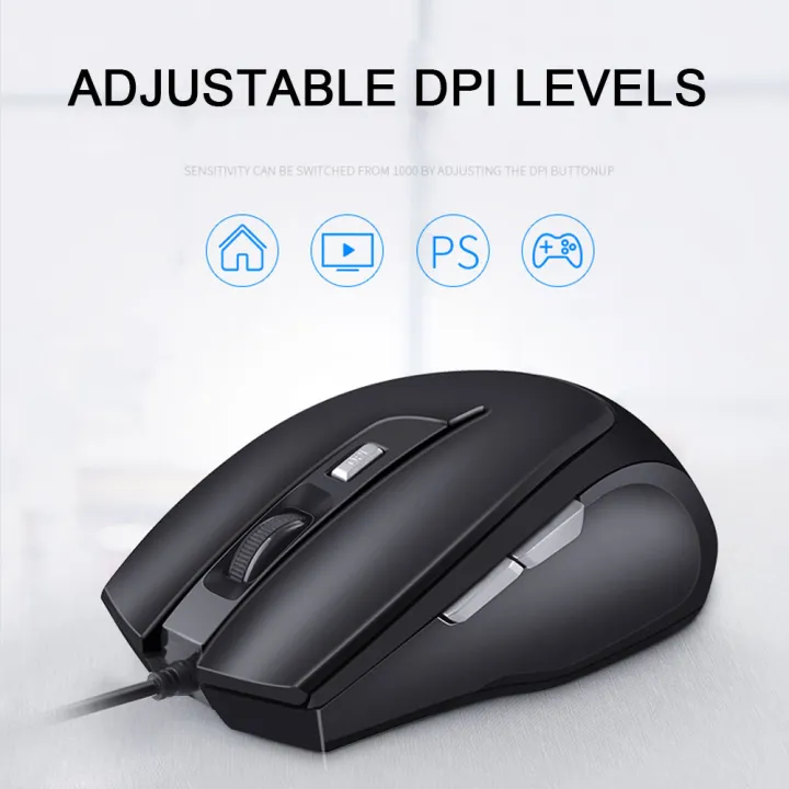 HP%20M150%20Ergonomic%20Game%20Mouse%20Adjustable%201600dpi%20Silent%20Wired%20Computer%20Gaming%20Mouse%20Pro%20Gamer%20for%20PC%20Computer%20Laptop%20Mice%20-%20Image%206