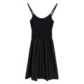 Can't Hide Zhao Lusi Same Style White Fitted Waist Vest Sling Dress Women's Summer Short Skirt Hot Girl Slim White Dress. 