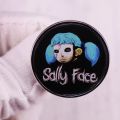 High Quality Horror Game Enamel Pin Indie Adventure Game Sally Face Badge Women's Brooch Lapel Pin Halloween Clothes Accessorie. 