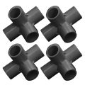 10PCS PVC Pipe Connector 6 Way Pipe Corner Fitting Connector 25mm Inner Diameter. 