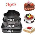 3 Pcs (3 shaped) Non Stick Cake Mould. 