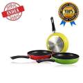 Nonstick Indian Frypan Sauce Pan Tawa Pan Non Stick Frying Pan Kitchen Cooking Pans -  Indian Frying Pan -28 cm. 