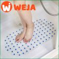 【WEJA】Rectangle PVC Anti-skid Bath Mats Soft Shower Bathroom Massage Mat Suction Cup Non-slip Bathtub Carpet Large Size. 