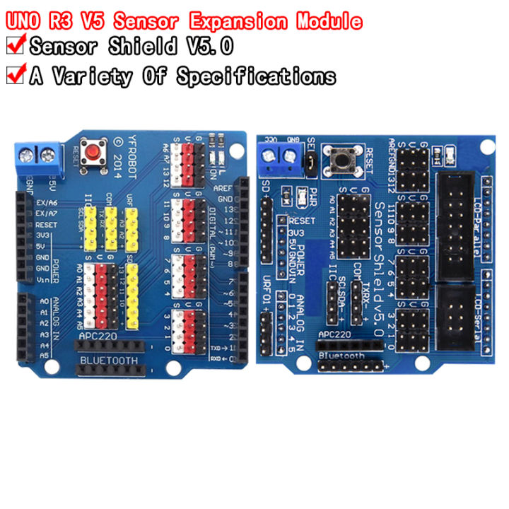 V5 Sensor Shield Expansion Board Shield For Arduino Uno R3 V5.0 Electronic Module Sensor Shield V5 Expansion Board