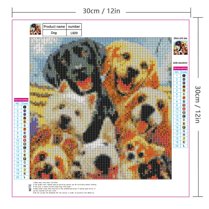 DIY%205D%20Diamond%20Painting%20Kits%2012%20x%2012%20inch%20Rhinestone%20Embroidery%20Pictures%20Painting%20Drill%20By%20Number%20Kits%20Rhinestone%20Art%20Craft%20for%20Home%20Wall%20Decor%20Dogs%20-%20Image%202