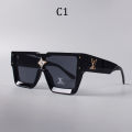2021 Fashion Luxury Square Luxury Sunglasses Men Women Fashion UV400 Glasses high quality male fashion show Female LV. 