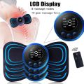 Electric Pulse Neck Massager Cervical Back EMS Cervical Vertebra Massage Patch for Muscle Pain Relief and Shoulder Relaxation Portable. 