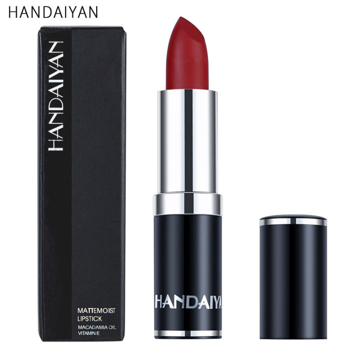 HANDAIYAN-12%20Colors%20Waterproof%20Lipstick%20Matte%20%20Lipstick%20Non-fading%20Retro%20Lipstick%20-%20Image%204