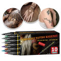【Korro】Temporary Tattoo Pen Removable 6.1 Kids Tattoo Body Marker Pen Skin Temporary Tattoo Marker. 