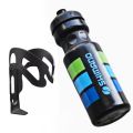 Bicycle Water Bottle Shimano Taiwan 750 ml with Alloy Bottle Cage Rack Holder. 