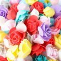 Rose Flowers made from Foam Sheets, Set of 12 Small Rose Flowers, Size  of  one flower - 2 cm. 