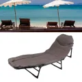 Adults Reclining Chaise Comfortable Convenient Foldable Multifunctional Emergency Disaster Relief Folding Camping Cot for Home. 