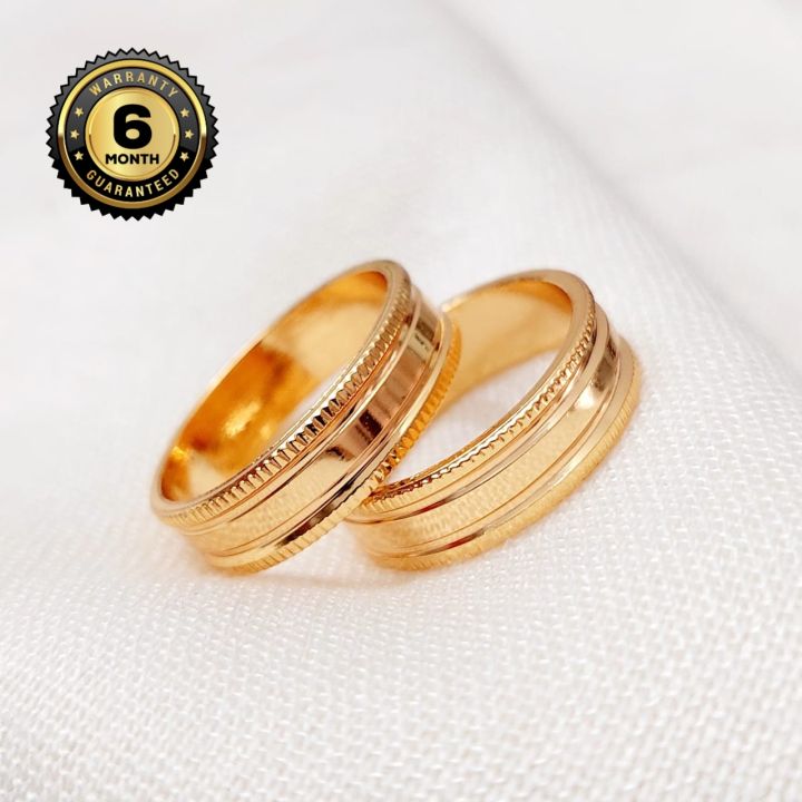 Gold Plated Guaranteed Women Rings Korean Style Beauty Fashion Jewellery Wedding Party Love Gift