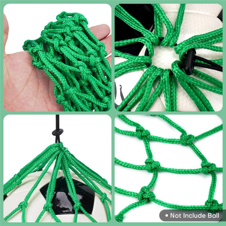 2PCS%20Football%20Kick%20Trainer%20Soccer%20Ball%20Net%20,%20Green%20-%20Image%202