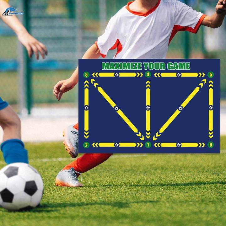 Football Footstep Training Mat Football Training Mat Soccer Training ...