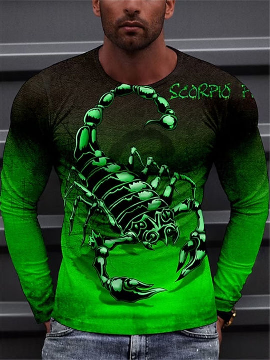 Men's%20clothing%20T%20shirt%203D%20printed%20Phoenix%20T%20shirt%20crew%20neck%20long%20sleeve%20designer%20interesting%20tops%20casual%20boys%20fashion%20T%20shirts%20-%20Image%205