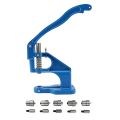 Hand Punch Press Machine for Eyelet Grommet Dies OR Double Cap Rivets Dies Mould Tool Snap Buttons Craft. 