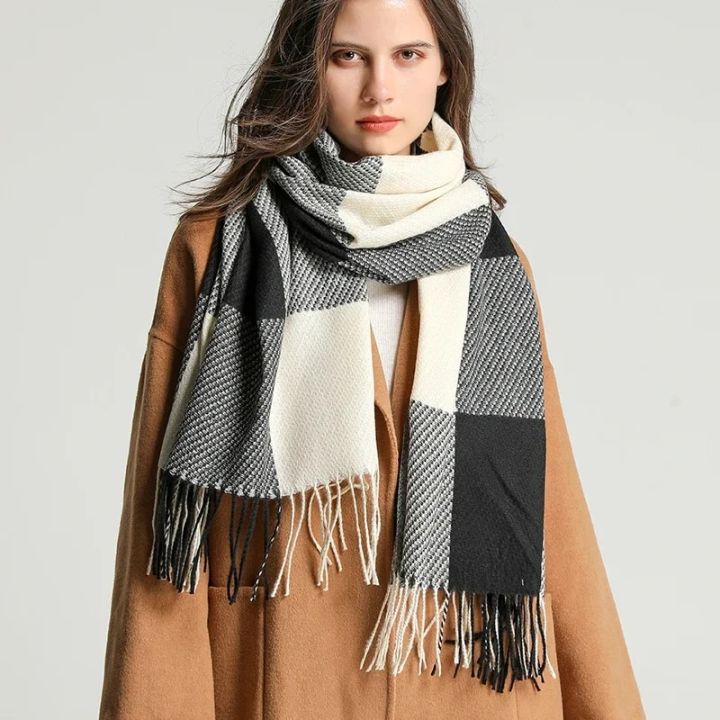 Luxury%20Plaid%20Scarf%20Winter%20Warm%20Cashmere%20Women%20Long%20Pashmina%20Foulard%20Female%20Scarves%20Lady%20Tassel%20Shawl%20Wraps%20Travel%20Poncho%20Blanket%20-%20Image%202
