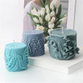 Plaster Flip Sugar Mold Desktop Ornaments Soap Resin Plaster Making Set DIY Handmade Aromatherapy Plaster Mould Lily Of The Valley Pillar Silicone Candle Mold. 