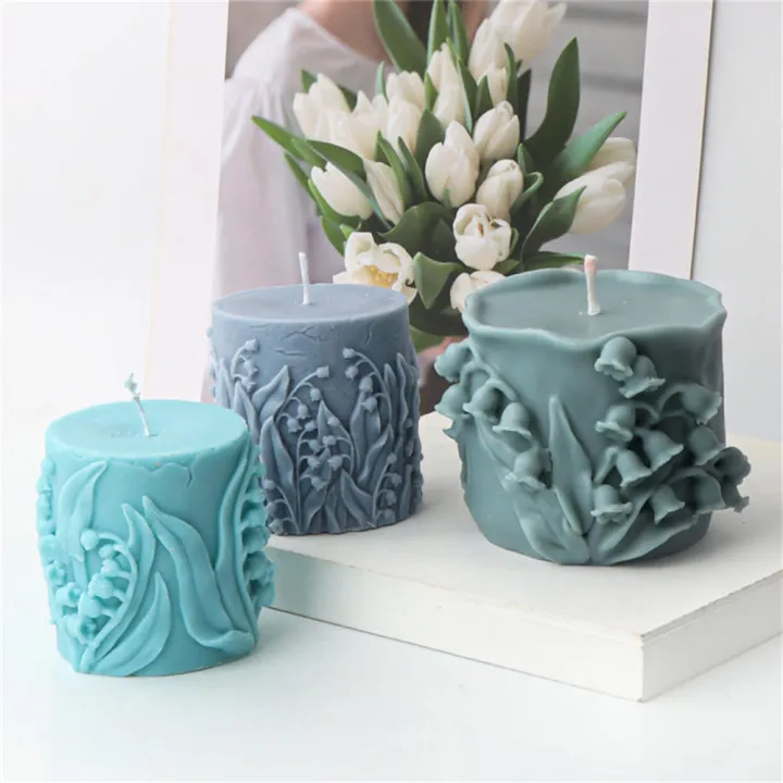 Plaster%20Flip%20Sugar%20Mold%20Desktop%20Ornaments%20Soap%20Resin%20Plaster%20Making%20Set%20DIY%20Handmade%20Aromatherapy%20Plaster%20Mould%20Lily%20Of%20The%20Valley%20Pillar%20Silicone%20Candle%20Mold%20-%20Image%202