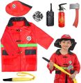Cosplay Fire Fighter Costume Set (Free Size) K-0014. 