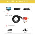 (1.5M/3M/5M/10M) 2RCA Male to 2RCA Male Stereo Audio Cable GoId Plated for Home Theater HDTV Gaming Consoles HiFi Systems. 