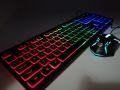 HP Gaming Keyboard and Mouse Kit KM558,Hp Wired Gaming Keyboard and Mouse Combo Quiet RGB Backlit. 