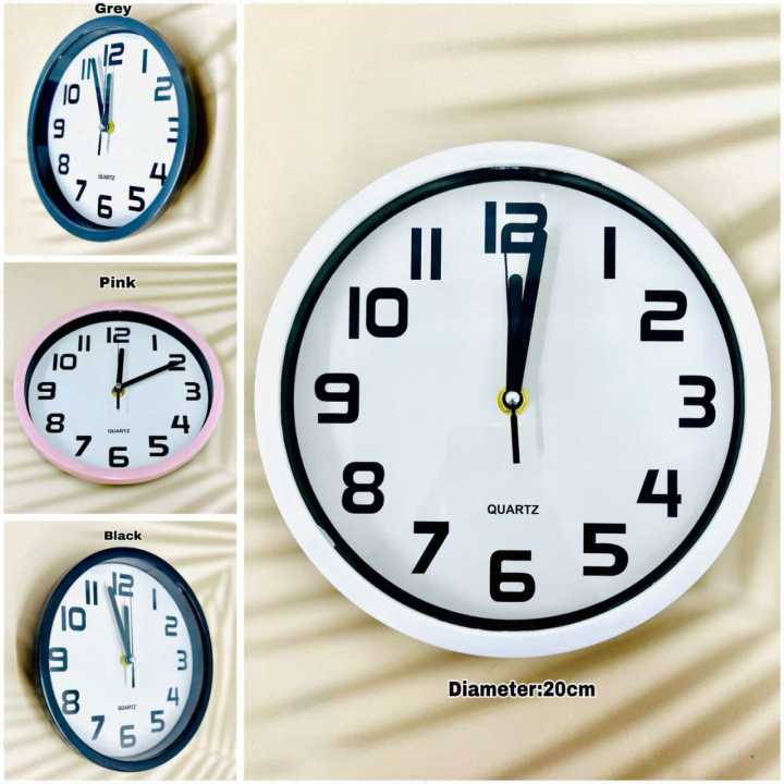 20cm%20Diameter%20Wall%20Clock%20Simple%20Style%20High-precision%20Battery%20Operated%20Round%20Hanging%20Clock%20Easy-to-Read%20Non-Ticking%20Quartz%20Clock%20Wall%20Decor%20-%20Image%208