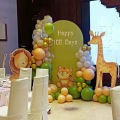 36/18'' Jungle Decorations Animal Kt Board Party Elephant Safari Birthday Balloons Baby Shower Wild One 1st Birthday Party Decor. 