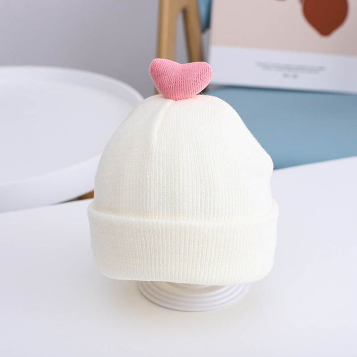 Korean%20Knitted%20Baby%20Hat%20Cute%20Heart%20Autumn%20Winter%20Warm%20Boys%20Girls%20Beanie%20Cap%20Soft%20Solid%20Color%20Infant%20Toddler%20Kids%20Hat%20Bonnet%20-%20Image%202